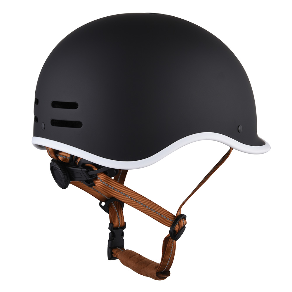 Venta al por mayor con certificación CE, casco de patinaje para adultos, patineta de seguridad, patinete eléctrico, casco para patín para adultos, negro