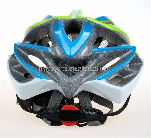 Monte en bicicleta el casco de ciclo adulto verde del casco de ciclo del En-molde de la PC de encargo de la seguridad del casco