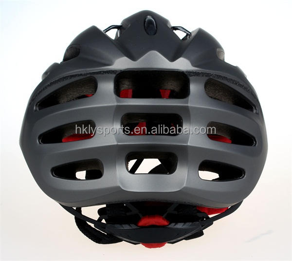 Casco deportivo en molde PC Shell EPS espuma casco de bicicleta de fibra de carbono