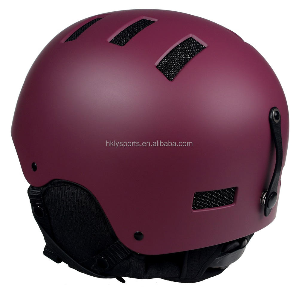 Carcasa de ABS certificada CE ASTM con Material de revestimiento EPS y casco de esquí deportivo, casco deportivo de invierno, cascos de esquí y snowboard