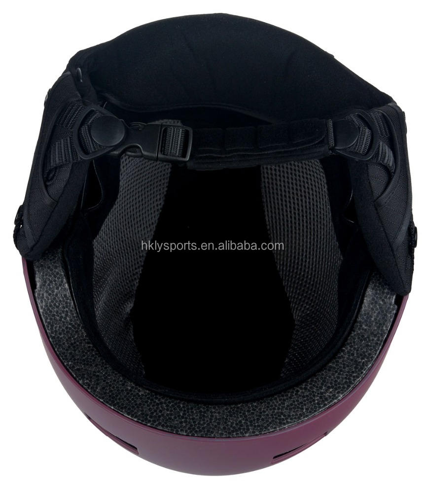 Carcasa de ABS certificada CE ASTM con Material de revestimiento EPS y casco de esquí deportivo, casco deportivo de invierno, cascos de esquí y snowboard