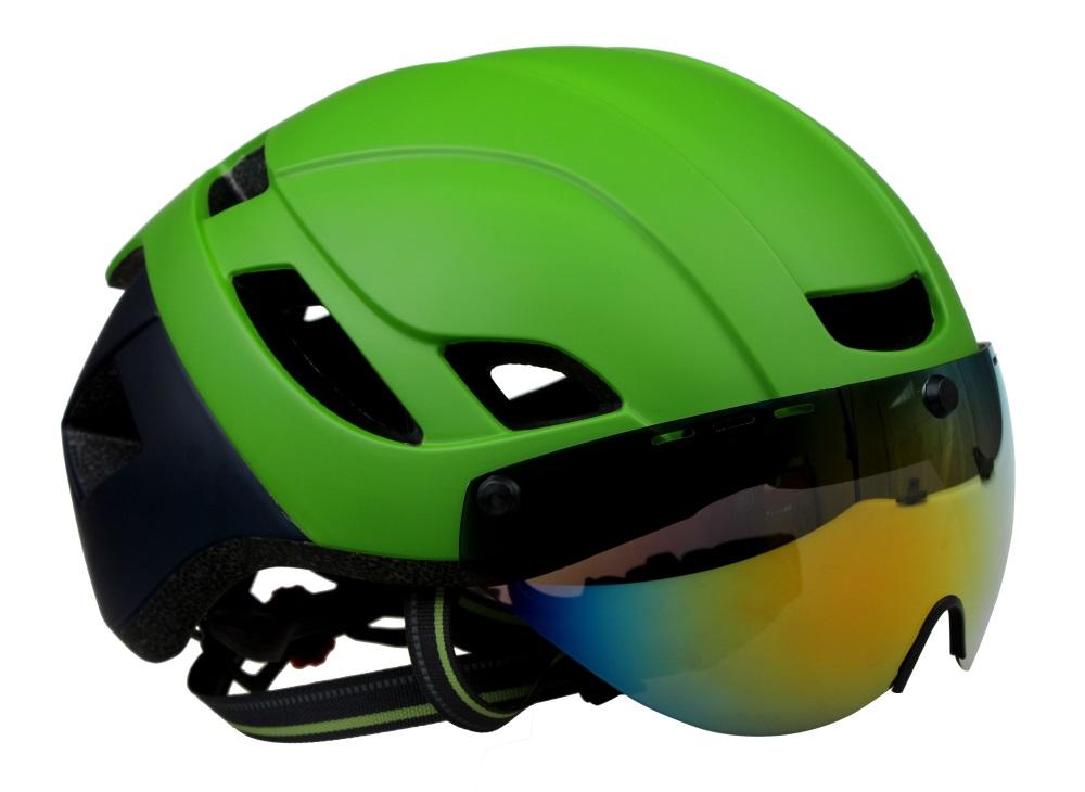 Casco de bicicleta con gafas magnéticas extraíbles, visera, casco de bicicleta de montaña, casco de ciclismo para adultos, para hombres, mujeres y jóvenes