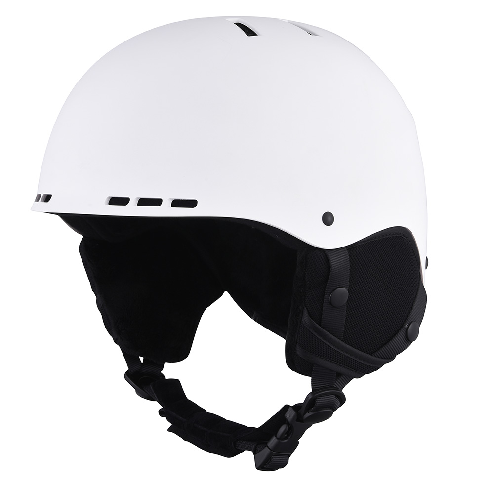 Equipo de deportes al aire libre aprobado por CE, casco de esquí, equipo de esquí, casco de Snowboard, blanco