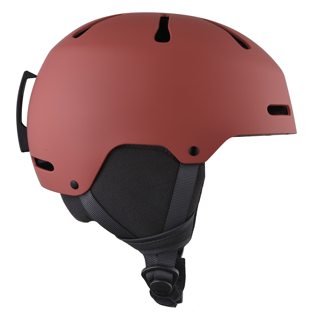 Cascos para deportes de nieve y snowboard para adolescentes y adultos y casco de esquí al aire libre Rojo