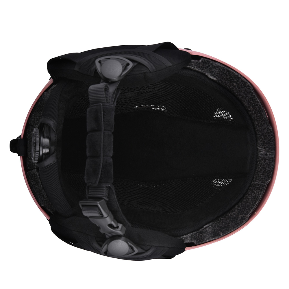 Casco protector de la nieve del casco de la snowboard del esquí de encargo colorido para el rosa adulto