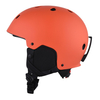 Certificación CE ABS Shell casco de esquí en nieve casco rojo esquí