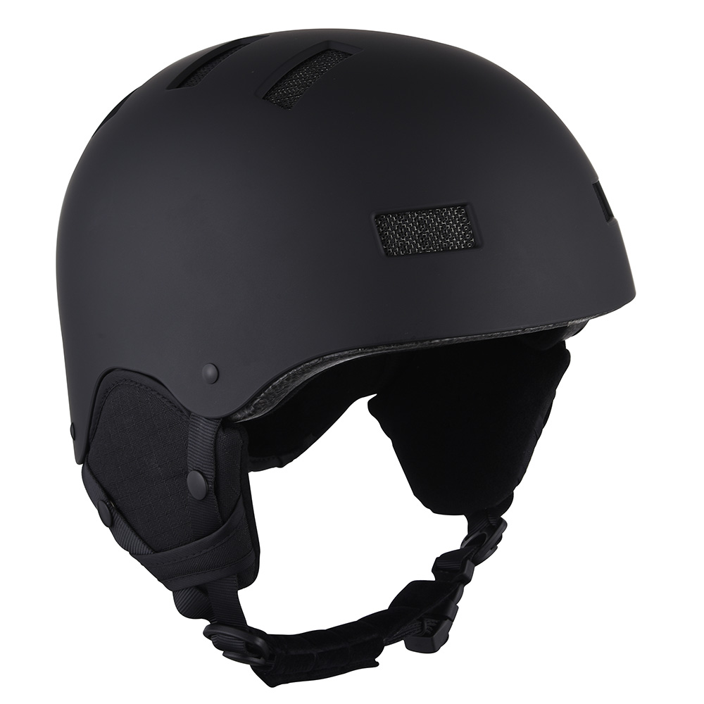 Casco de esquí de nieve profesional para exteriores, esquí de invierno, snowboard, extraíble, con certificación CE ASTM, seguridad para hombres, mujeres, jóvenes, cascos de esquí negros