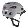 Nuevo casco de bicicleta con luz LED, casco de ciclismo en molde para PC, casco de bicicleta deportivo seguro para montar en carretera de montaña para adultos gris
