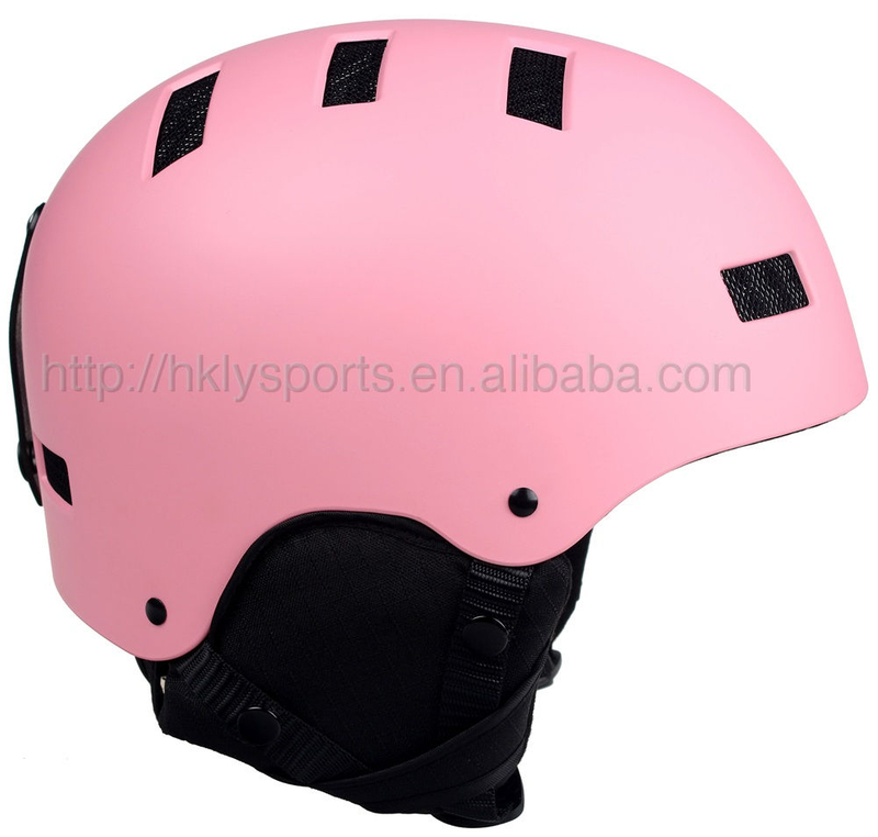 Casco de esquí personalizado del casco convertible del deporte de la nieve con el trazador de líneas del paño grueso y suave