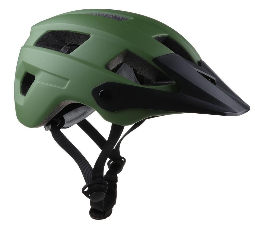 Casco de bicicleta de montaña ajustable CE CPSC, casco de ciclo protector con visera móvil, casco de bicicleta