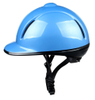 Casco protector para equitación, elegante casco ecuestre recubierto de cuero