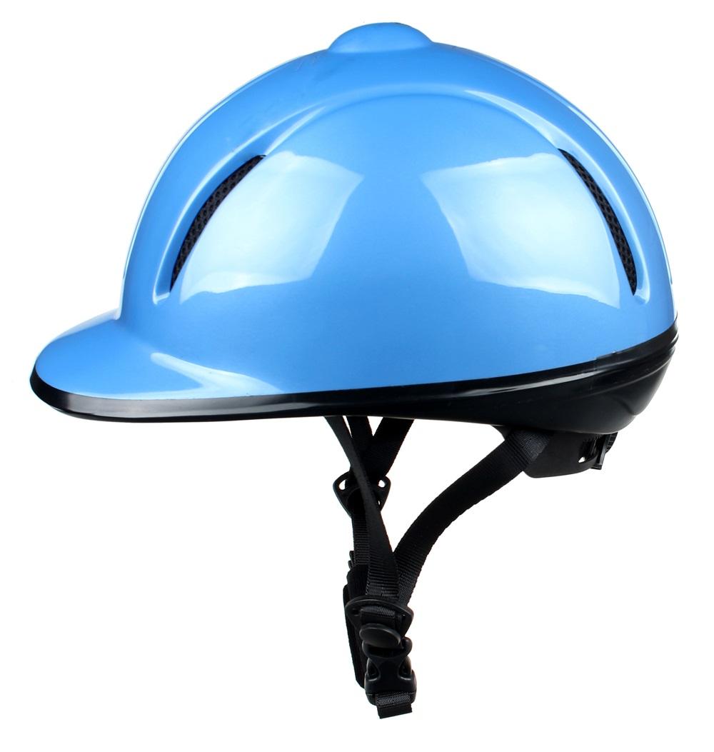 Casco protector para equitación, elegante casco ecuestre recubierto de cuero