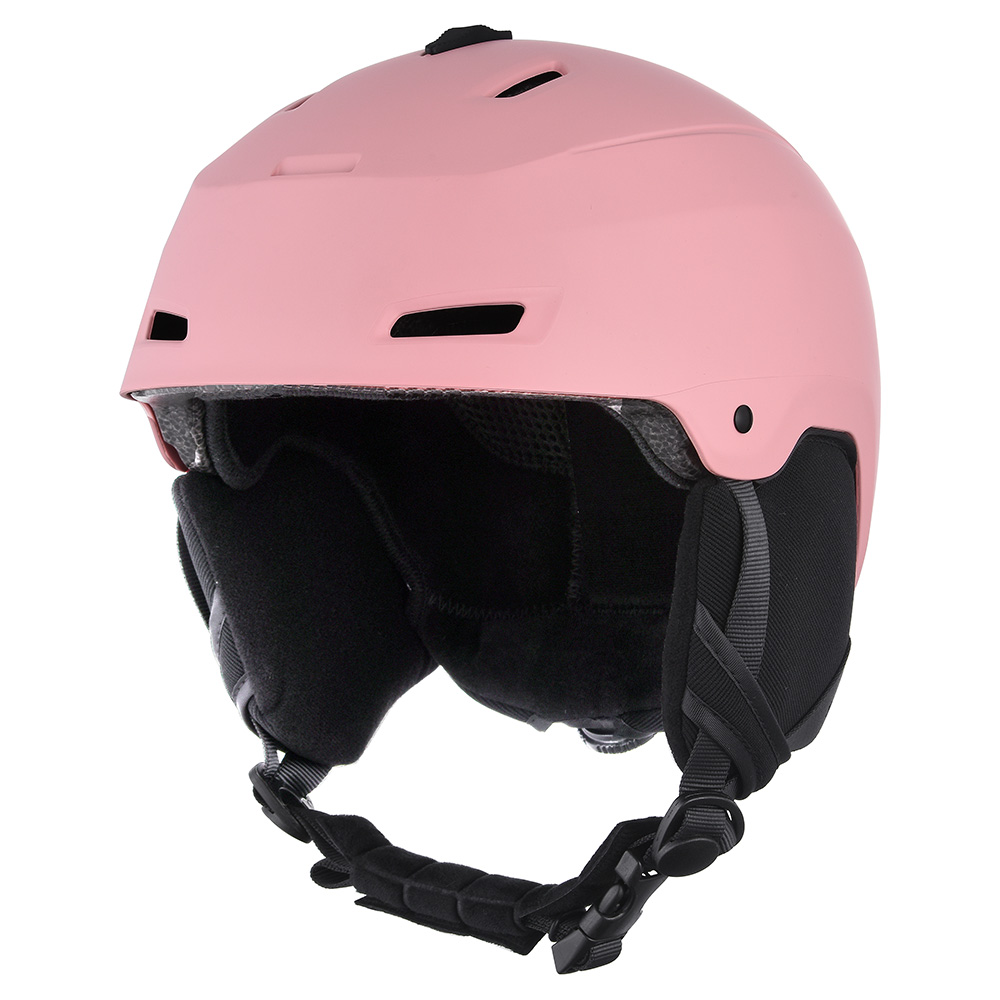 Casco protector de la nieve del casco de la snowboard del esquí de encargo colorido para el rosa adulto