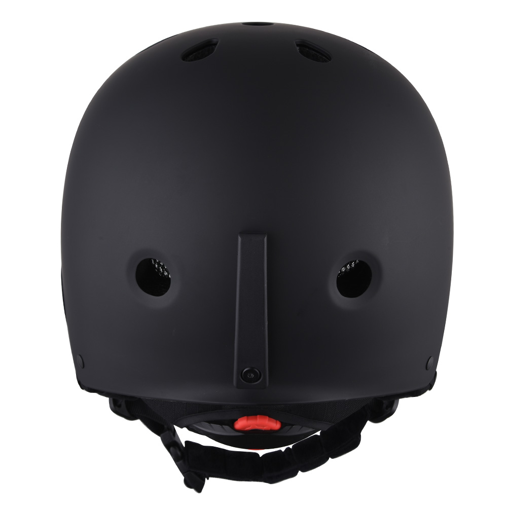 Certificación CE ABS Shell casco de esquí en nieve casco negro esquí