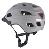 Nuevo casco de bicicleta con luz LED, casco de ciclismo en molde para PC, casco de bicicleta deportivo seguro para montar en carretera de montaña para adultos gris