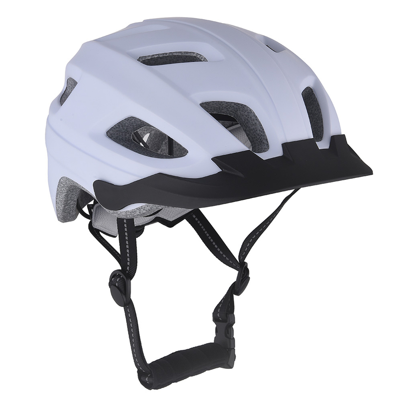 Nuevo casco de bicicleta con luz Led, casco de ciclismo en molde para PC, casco de bicicleta deportivo seguro para montar en carretera de montaña para adultos