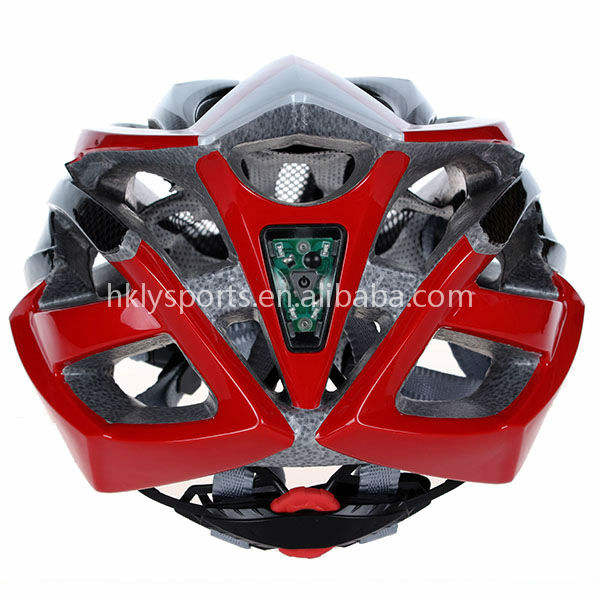 Casco de bicicleta con LED
