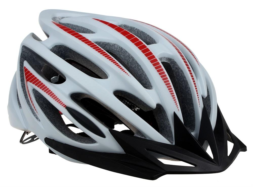 Casco de bicicleta aprobado por CE, casco de bicicleta para adultos, casco de ciclismo en molde con visera