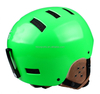 Casco de esquí de cuero ABS Casco de snowboard Casco OEM