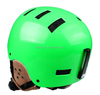 Casco de esquí de cuero ABS Casco de snowboard Casco OEM