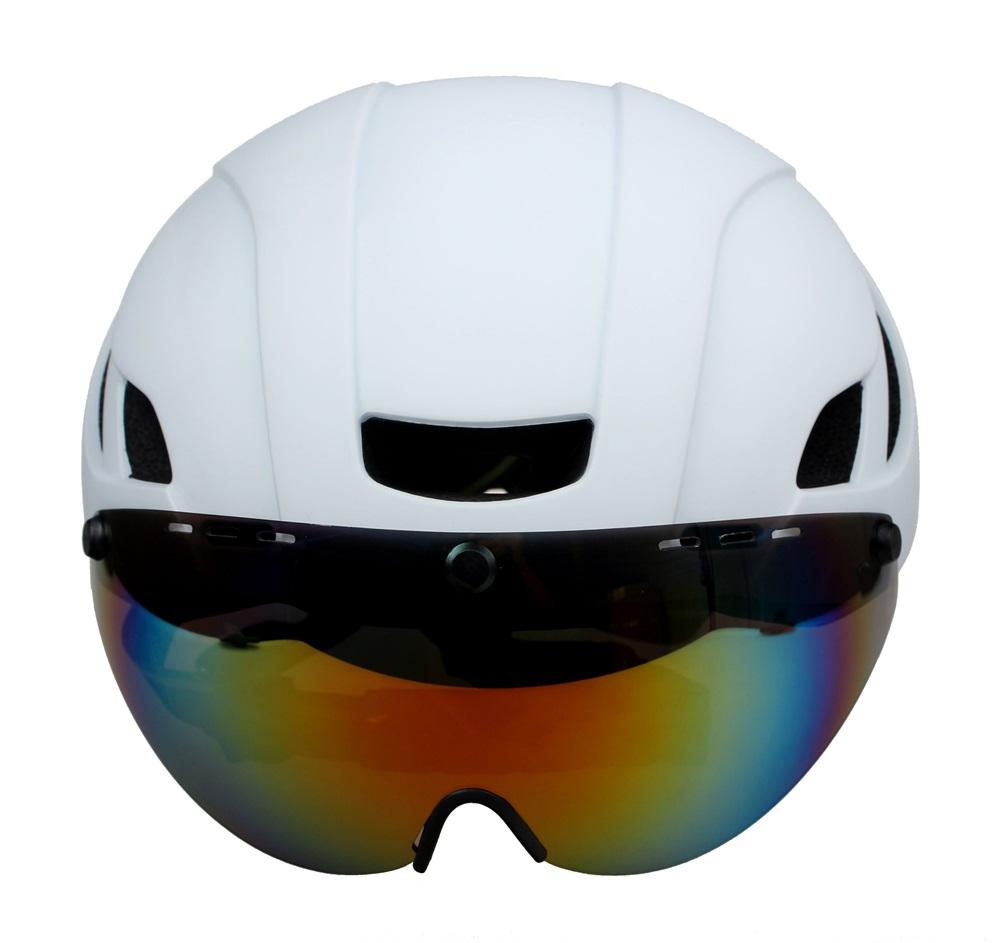Casco de bicicleta con gafas magnéticas extraíbles, visera, casco de bicicleta de montaña, casco de ciclismo para adultos, para hombres, mujeres y jóvenes