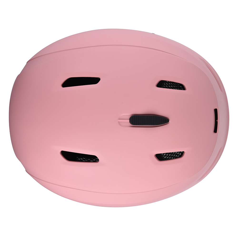 Casco protector de la nieve del casco de la snowboard del esquí de encargo colorido para el rosa adulto